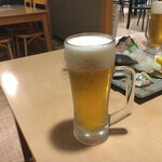 良酒屋 握 - 生ビールをひたすら飲む