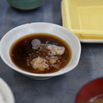 だるまの天ぷら定食 - 天つゆ