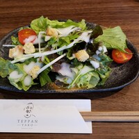 TEPPAN YARO - セットのサラダです。