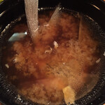 千ふく - 味噌汁（黒ムツのアラ）