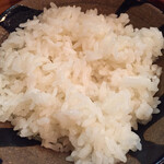 千ふく - ご飯（この米、めちゃくちゃうまい）