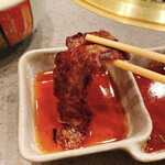 炭火焼肉しゃぶしゃぶ きた里 - バラカルビをあっさりダレでも！
