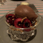 restaurant Noël - フォレノアール。ケーキではなくてアイスver.