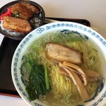 Gomen - 塩ラーメン＋豚丼（ランチ時間帯）