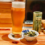 焼鳥 うの - 生ビール