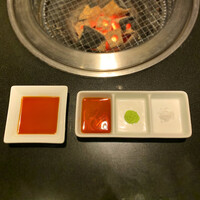兜 麻布十番店 - つけダレと薬味たち