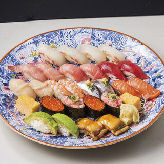 魚がし日本一は築地大田市場でのセリ権をもつ数少ない寿司屋です