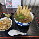 うどん・そば 大隈 - 肉ごぼううどんセット
      ７８０円