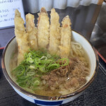 うどん・そば 大隈 - 肉ごぼううどん