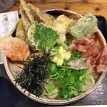 野菜天ぶっかけ(冷）800円