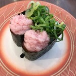 Sushi Kanta - ネギトロ軍艦150円