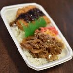 ほっともっと - ソースマヨかつ＆カルビ焼肉コンビ弁当（４８０円）２０２０年６月