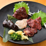 red meat sashimi