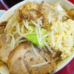 ラーメン二郎 - ラーメン小＋ニンニク多め