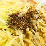 ラーメン二郎 - シビれ投下～♪