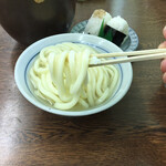 長田うどん - 今日の少し硬いな