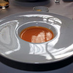 ヴィラブランシュ - 金時人参のスープ　オレンジと茶葉添え