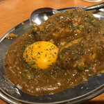 立ち飲み世界のこにし - 月見キーマカレー