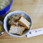太湖 - 120円の小鉢から切干を。職場近辺には無いんです。美味しいお惣菜が食べられるお店…