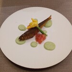 銀座 大石 - 鮎のコンフィ