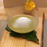 銀座 大石 - スイカのスープ