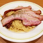 あるでん亭 - 塩味のアリオ オリオ ベーコン添え　1,192円