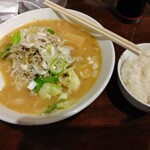 らーめん増田や - 味噌ラーメン ライス