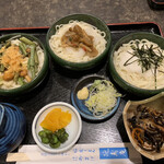 Inaniwa udon enjiyuan - 長女は「三味冷やし（稲庭うどん）」も見るからに豪華版ですね✧*｡(ˊᗜˋ*)✧*｡