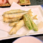 十八番 - 稚鮎の天ぷら。