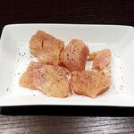 炭火焼肉ふじた - 上ミノ塩800円。