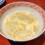 銀座 しのはら - 煮物の出汁を使ったにゅうめん