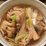 山海づくし勝也 - スッポンのスープ