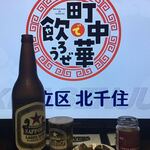 Kaneshima - 夜はいつものお楽しみ。
      
      『町中華で飲ろうぜ』見ながらの赤星。
      
      今日は桃屋の搾菜。
      
      こんなに塩っぱかったっけか？？？
      
      