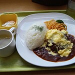 Sukai Resutoran Shigaru - オムハンバーグ750円