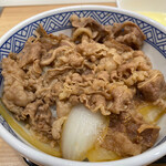 Yoshinoya - 朝牛セット 437円。