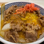 Yoshinoya - 朝牛セット 437円。