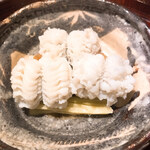 富小路 やま岸 - 鱧、黄韮、梅おろし