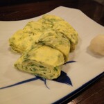 金町製麺 - 生海苔の出汁巻き　400円