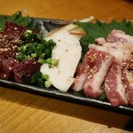 Yuen - 馬刺しの盛り合わせ（1500円）