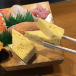 寿し秋 - 飾り切りの玉子焼き