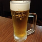 ケンズ チャイナ ヤミィ - 生ビール 一番搾り 税抜300円(通常550円）