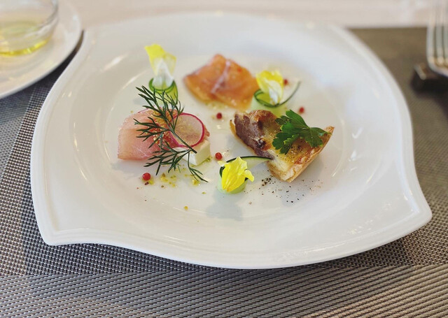 French ちょっぴりのjapanese Essenceを添えて Lachic 旧店名 アジアンフレンチラシック 立町 フレンチ ネット予約可 食べログ