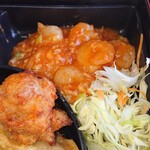 Chuugoku Kateiryouri Shanhaiya - エビのチリソース煮＆唐揚げ＆揚げギョーザ