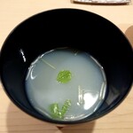 鮨 あらい - しじみ椀