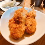 Kushikatsu Senri - 串マッシュルーム　1本210円