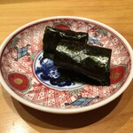 鮨 万代 - ホタテの磯辺焼き