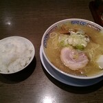 丸 中華そば - 塩中華そば＋ごはん