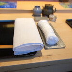 にい留 - おしぼりとナプキン