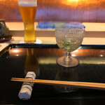 にい留 - 青森産蓴菜とオクラ