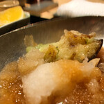 にい留 - 天ぷらの野菜ネタでもイチニの好物なのですが、いやいや口に含んだ瞬間に茄子の水分が弾けて殆どが溶けて無くなりました！思わず、松田裕作が太陽に吠えろで殉死した際の名台詞を心で叫びました！笑笑